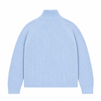 Laurent Zip Cardigan - Blue