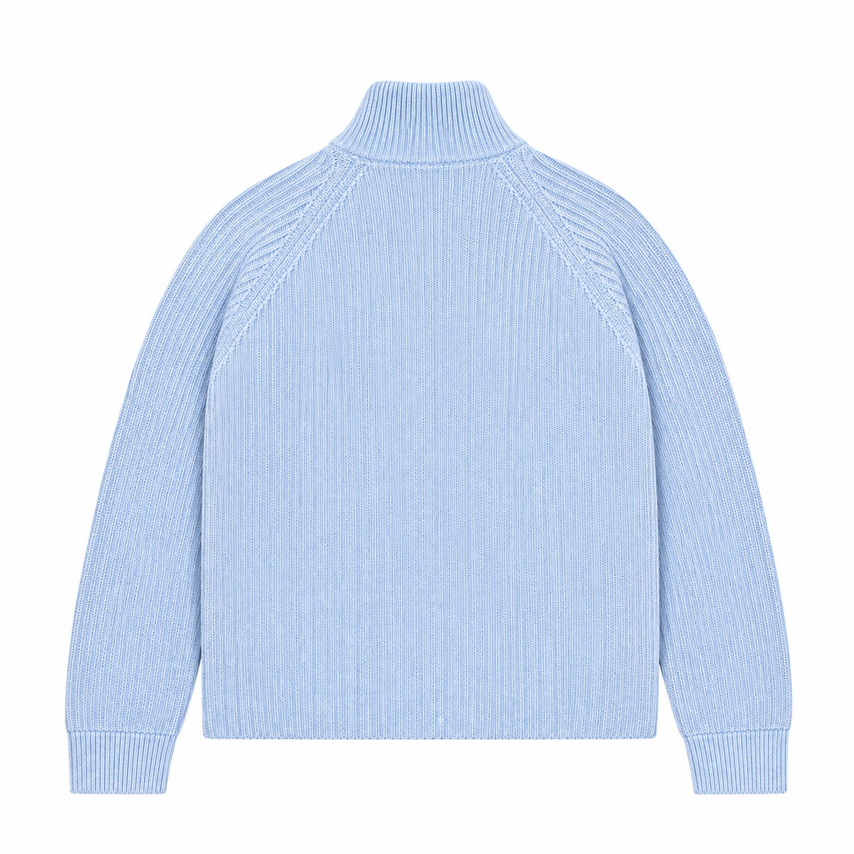 Laurent Zip Cardigan - Blue