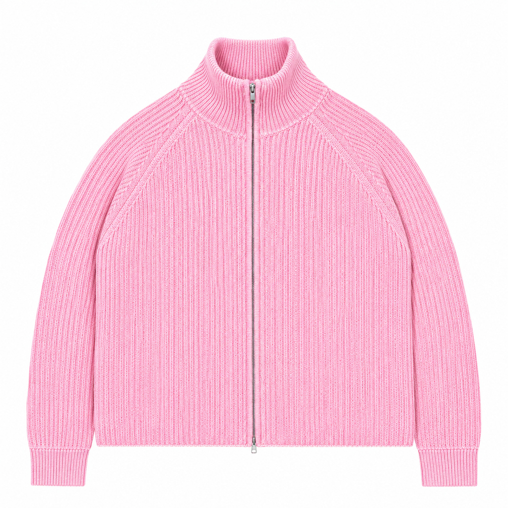 Laurent Zip Cardigan